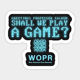 WAR GAMES Sticker